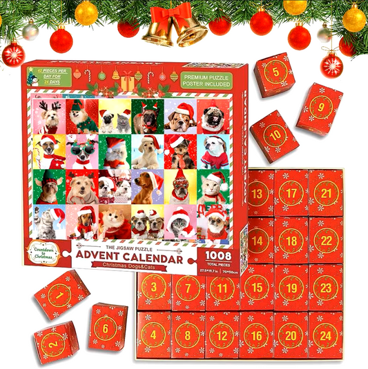 WildWonder™ Pets Advent Calendar 24 days puzzles