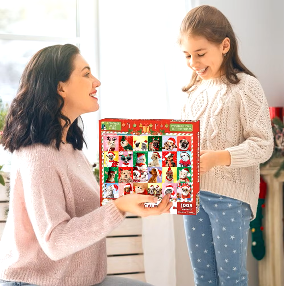 WildWonder™ Pets Advent Calendar 24 days puzzles